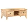 Mesita de centro madera de mango rugosa 100x55x40 cm de , Mesas de centro - Ref: Foro24-320236, Precio: 282,99 €, Descuento: %