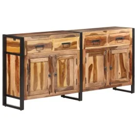 Aparador de madera maciza de acacia acabado miel 172x35x80 cm de , Aparadores - Ref: Foro24-321698, Precio: 503,60 €, Descuen...