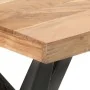 Mesa de comedor de madera maciza de acacia 120x60x76 cm de , Mesas de cocina y de comedor - Ref: Foro24-323559, Precio: 245,6...
