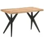 Mesa de comedor de madera maciza de acacia 120x60x76 cm de , Mesas de cocina y de comedor - Ref: Foro24-323559, Precio: 245,6...