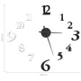 Reloj 3D de pared con diseño moderno blanco y negro 100 cm XXL de , Relojes de pared - Ref: Foro24-325150, Precio: 20,53 €, D...