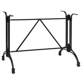 Pata de mesa de bistró aluminio fundido negro 93x60x72 cm de , Patas para mesas - Ref: Foro24-325436, Precio: 123,38 €, Descu...