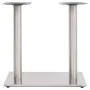 Pata de mesa de bistró acero inoxidable plateado 70x40x72 cm by , Table legs - Ref: Foro24-325441, Price: 100,42 €, Discount: %