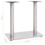Pata de mesa de bistró acero inoxidable plateado 70x40x72 cm by , Table legs - Ref: Foro24-325441, Price: 100,42 €, Discount: %