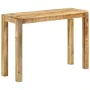 Mesa consola de madera de mango rugosa 110x35x76 cm by , Side tables - Ref: Foro24-337270, Price: 109,58 €, Discount: %