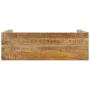 Mesa consola de madera de mango rugosa 110x35x76 cm by , Side tables - Ref: Foro24-337270, Price: 109,58 €, Discount: %