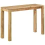 Mesa consola de madera de mango rugosa 110x35x76 cm by , Side tables - Ref: Foro24-337270, Price: 109,58 €, Discount: %