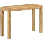 Mesa consola de madera de mango rugosa 110x35x76 cm by , Side tables - Ref: Foro24-337270, Price: 109,58 €, Discount: %
