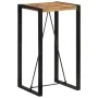 Mesa de bar madera maciza de mango rugoso120x55x40 cm de , Mesas de cocina y de comedor - Ref: Foro24-351716, Precio: 111,13 ...