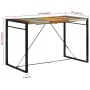 Mesa alta de bar madera maciza reciclada 175x90x110 cm de , Mesas de cocina y de comedor - Ref: Foro24-351721, Precio: 272,41...