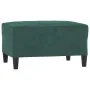 Juego de sofás 4 piezas terciopelo verde oscuro de , Sofás - Ref: Foro24-3201946, Precio: 775,56 €, Descuento: %