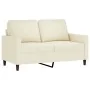 Juego de sofás 4 piezas terciopelo crema de , Sofás - Ref: Foro24-3201952, Precio: 746,19 €, Descuento: %