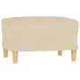 Juego de sofás con cojines 4 piezas tela crema de , Sofás - Ref: Foro24-3202080, Precio: 671,94 €, Descuento: %