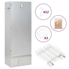 Horno ahumador de BBQ con generador humo frío acero galvanizado de , Barbacoas - Ref: Foro24-3200760, Precio: 231,21 €, Descu...
