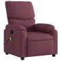 Sillón de masaje reclinable de tela color morado de , Sillones - Ref: Foro24-373429, Precio: 190,16 €, Descuento: %