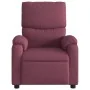 Sillón de masaje reclinable de tela color morado de , Sillones - Ref: Foro24-373429, Precio: 190,16 €, Descuento: %