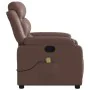 Sillón de masaje reclinable cuero sintético marrón de , Sillones - Ref: Foro24-373495, Precio: 222,07 €, Descuento: %