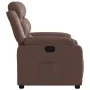 Sillón reclinable de cuero sintético marrón de , Sillones - Ref: Foro24-373488, Precio: 221,49 €, Descuento: %