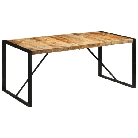 Mesa de comedor madera maciza de mango sin tratar 175x90x76 cm by , Kitchen and dining tables - Ref: Foro24-351691, Price: 22...