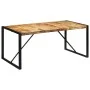 Mesa de comedor madera maciza de mango sin tratar 175x90x76 cm by , Kitchen and dining tables - Ref: Foro24-351691, Price: 22...