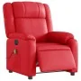 Sillón de masaje reclinable eléctrico de cuero artificial rojo de , Sillones - Ref: Foro24-3205148, Precio: 275,35 €, Descuen...