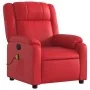Sillón de masaje reclinable eléctrico de cuero artificial rojo de , Sillones - Ref: Foro24-3205148, Precio: 275,35 €, Descuen...