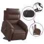 Sillón de masaje elevable eléctrico cuero sintético marrón de , Sillones - Ref: Foro24-3205065, Precio: 357,18 €, Descuento: %