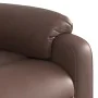 Sillón de masaje elevable eléctrico cuero sintético marrón de , Sillones - Ref: Foro24-3205065, Precio: 357,18 €, Descuento: %