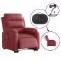 Sillón de masaje elevable eléctrico cuero artificial rojo tinto de , Sillones - Ref: Foro24-3205067, Precio: 389,90 €, Descue...