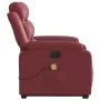 Sillón de masaje elevable eléctrico cuero artificial rojo tinto de , Sillones - Ref: Foro24-3205067, Precio: 389,90 €, Descue...