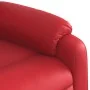 Sillón reclinable de masaje de pie cuero artificial rojo de , Sillones - Ref: Foro24-3205162, Precio: 309,19 €, Descuento: %