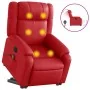 Sillón de majaje elevable eléctrico cuero artificial rojo de , Sillones - Ref: Foro24-3205176, Precio: 360,48 €, Descuento: %