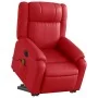 Sillón de majaje elevable eléctrico cuero artificial rojo de , Sillones - Ref: Foro24-3205176, Precio: 360,48 €, Descuento: %