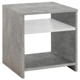 FMD Mesa de centro con estante gris hormigón y blanco by , Coffee table - Ref: Foro24-428748, Price: 49,74 €, Discount: %