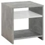 FMD Mesa de centro con estante gris hormigón y blanco by , Coffee table - Ref: Foro24-428748, Price: 49,74 €, Discount: %
