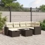 Juego de sofás de jardín 7 piezas con cojines ratán PE marrón von , Gartensets - Ref: Foro24-3263499, Preis: 454,29 €, Rabatt: %