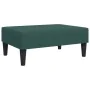 Sofá cama de 2 plazas con taburete terciopelo verde oscuro by , Sofas - Ref: Foro24-3216252, Price: 314,61 €, Discount: %