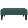 Sofá cama de 2 plazas con taburete terciopelo verde oscuro by , Sofas - Ref: Foro24-3216252, Price: 314,61 €, Discount: %