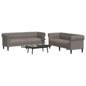 Juego de sofás 2 piezas tela gris taupe de , Sofás - Ref: Foro24-3209205, Precio: 573,09 €, Descuento: %