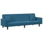 Juego de sofás con cojines 2 piezas terciopelo azul by , Sofas - Ref: Foro24-3216267, Price: 318,97 €, Discount: %