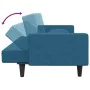 Juego de sofás con cojines 2 piezas terciopelo azul by , Sofas - Ref: Foro24-3216267, Price: 318,97 €, Discount: %