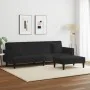 Juego de sofás con cojines 2 piezas terciopelo negro de , Sofás - Ref: Foro24-3216271, Precio: 349,25 €, Descuento: %