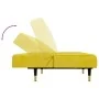 Juego de sofás 2 piezas terciopelo amarillo de , Sofás - Ref: Foro24-3216299, Precio: 412,83 €, Descuento: %