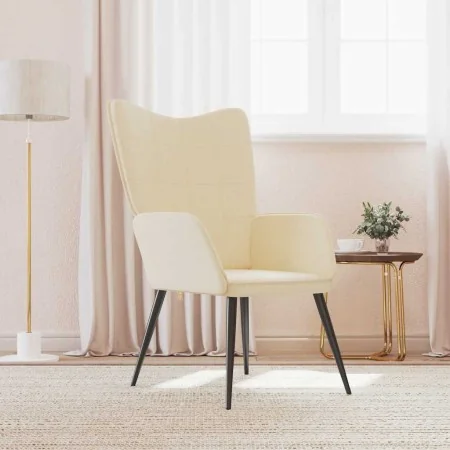 Sillón de relax de tela crema de , Sillones - Ref: Foro24-327943, Precio: 100,04 €, Descuento: %