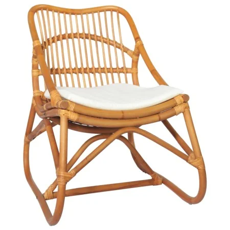 Silla de ratán lino marrón claro by , Armchairs - Ref: Foro24-325483, Price: 173,64 €, Discount: %