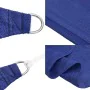 Toldo de vela triangular HDPE azul 160 g/m² 4x5x6,8 m de , Sombrillas - Ref: Foro24-311541, Precio: 30,81 €, Descuento: %