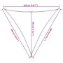 Toldo de vela triangular HDPE naranja 160 g/m² 3,6x3,6x3,6 m de , Sombrillas - Ref: Foro24-311693, Precio: 23,70 €, Descuento: %