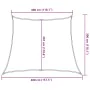 Toldo de vela trapecio HDPE naranja 160 g/m² 3/4x3 m de , Sombrillas - Ref: Foro24-311709, Precio: 28,65 €, Descuento: %