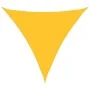 Toldo de vela triangular HDPE amarillo 160 g/m² 4x4x4 m de , Sombrillas - Ref: Foro24-311588, Precio: 25,95 €, Descuento: %