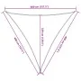 Toldo de vela triangular HDPE amarillo 160 g/m² 4x4x4 m de , Sombrillas - Ref: Foro24-311588, Precio: 25,95 €, Descuento: %